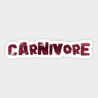 Carnivore Sticker